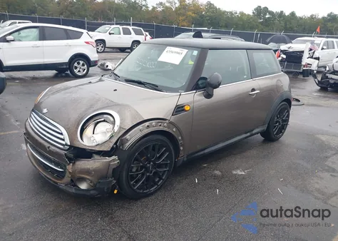 2012 Mini Cooper из США, поврежденный, VIN WMWSU3C5XCT541918